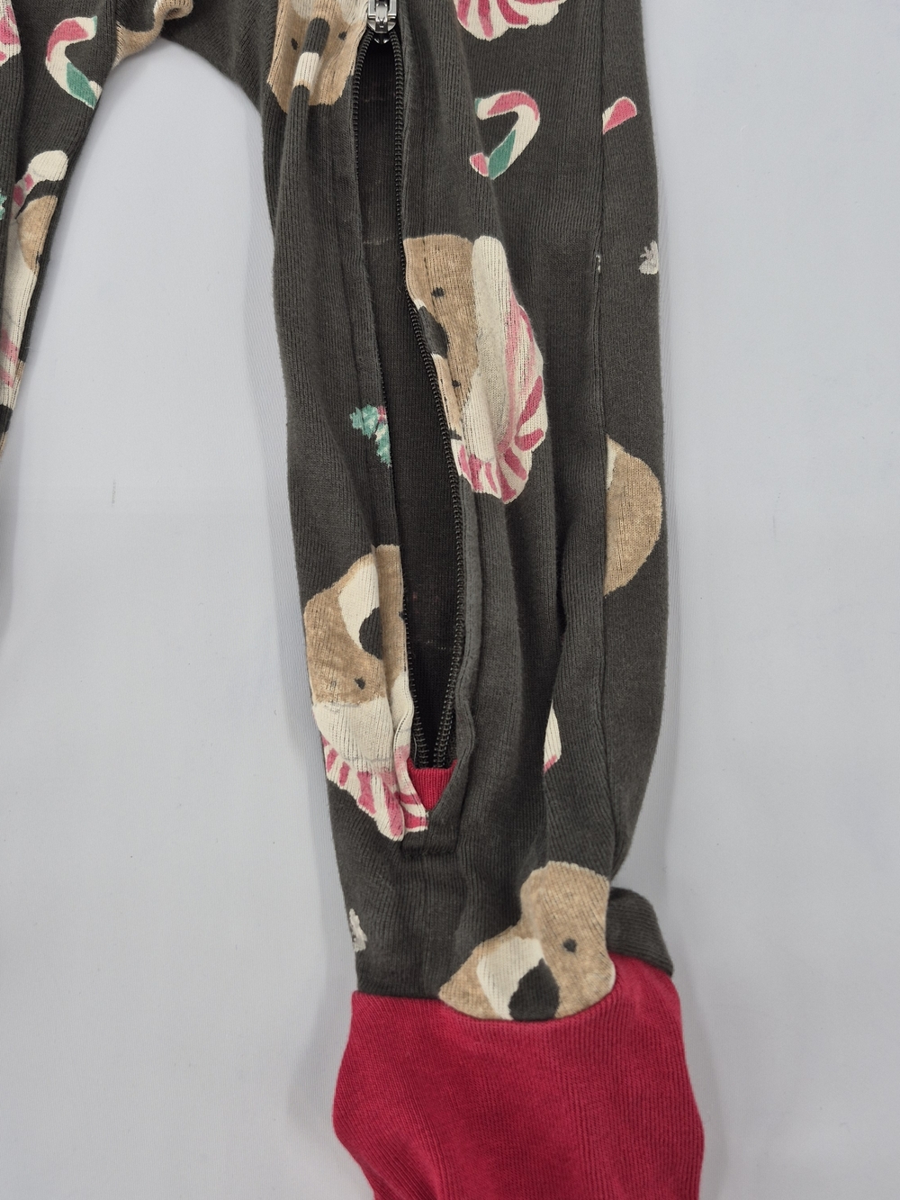 BURTS BEES Christmas Bear Baby Footed Pajama Organic Cotton 24 Months - Picture 7 of 11